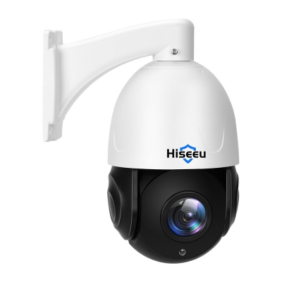 Hiseeu 5mp 30X Optical Zoom PTZ IP POE Security Surveillance Camera CCTV 2-Way Audio Record Outdoor Street Motion Detection Waterproof COD [1967303]