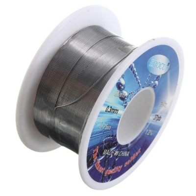 0.3 mm 63/37 Tin Solder Soldering Welding Iron Wire Lead Rosin Core Flux Reel COD [986826]