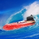 Inflatable Electric Boat Toy Mixed Color Inflatable Toy Air Cylinder