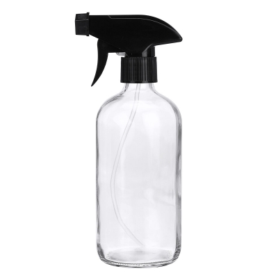 250ml/500ml Clear Glass Bottle With Trigger Sprayer Cap Essential Oil Water Spraying Bottle COD [1690680]