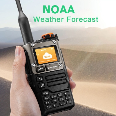 Quansheng UV-K58 5W Walkie Talkie Air Band Radio UHF VHF DTMF FM Scrambler NOAA Tyep-C Charging Wireless Frequency Two-Way Handheld Portable Radio UV-K6 [1992200]