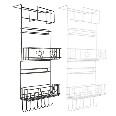 5 Tiers Fridge Hanging Rack Shelf Side Storage Spice Multi-Layer Side Holder COD [1703469]