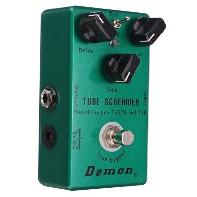 MOSKY Demon TS808 Tube Screamer Overdrive Pro Vintage Electric Guitar Effect Pedal COD [1838884]