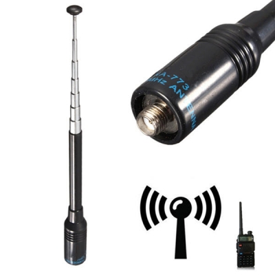 NA-773 Sma Female Dual Band 144/430 MHz High Gain Antenna For Handheld Two Way Radio COD [1000566]