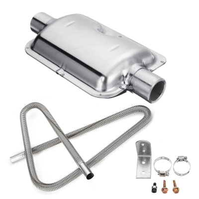 200cm Stainless Steel Exhaust Pipe With Silencer For Car Parking Air Diesel Heater COD [1593977]