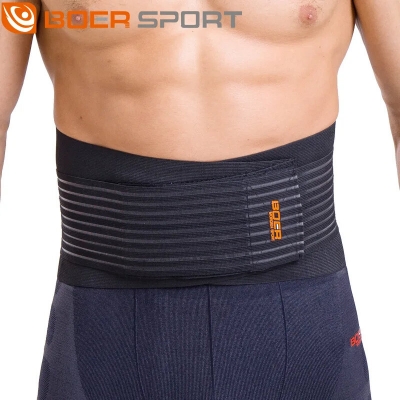 BOER Fitness Back Support Belt 8 Spring Waist Protection Double Layer Strap Easy to Adjust Anti-Strain for Lifting Cycling Ball Sports COD [2003869]