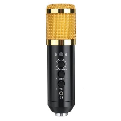 Audio Dynamic USB Condenser Sound Recording Vocal Microphone Mic Kit With Stand Mount COD [1843961]