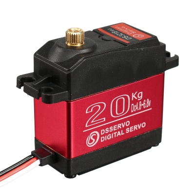 DSSERVO DS3218MG Waterproof 20KG High Speed Metal Gear 180°/270° Digital Servo For 1/8 1/10 1/12 Scale RC Cars COD [1542164]