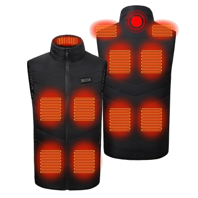 11 Areas Heated Vest Jacket Fashion Men Women Intelligent Usb Electric Thermal Vest Coat For Winter Hunting Skiing Camping COD [1978008]