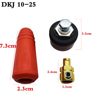 Plug Socket Set Quick Connector Welding Machine Plug Socket Impact Resistance and High Temperature DKJ 10-25 35-50 50-70 COD [1981278]