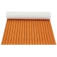 1200x2000x6mm EVA Foam Sheet Orange with Black Line Teak Synthetic Boat Decking Pad COD