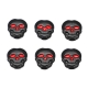 6pcs Plastic Skull Head Shape Guitar Tuning Peg Tuner Machine Head Replacement Button Knob Handle