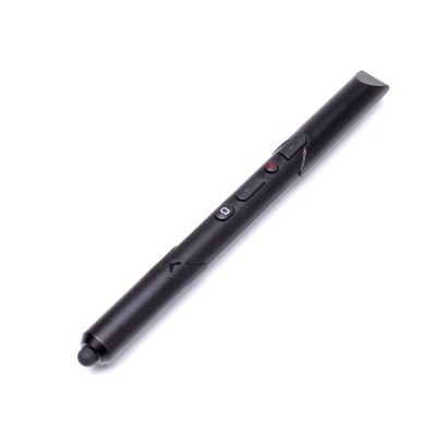 VIBOTON 3 in 1 Flip Pen Touch-sensitive Pen Red Light Indication Wireless Presenter PPT Page Pen Clicker USB Remote Control COD [1553608]