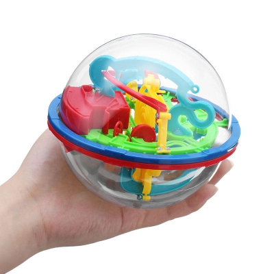 Magical Intellect Maze Ball 100 Steps Super Power Magical Ball Puzzle Gift Toy COD [929053]