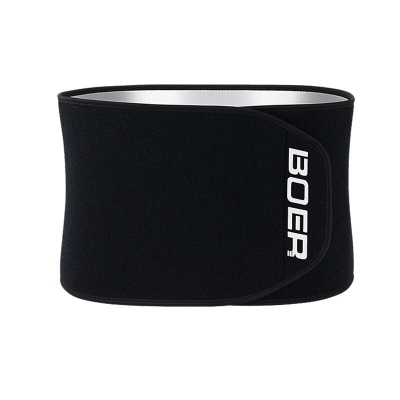 BOER Sports Fitness Waist Belt Abdominal Shaping Protection Body Building Back Support for Training Running COD [2002911]