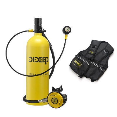 DIDEEP X5000Pro 2L Air Oxygen Bottle Lightweight and Portable Diving Equipment Underwater Rebreather COD [1983148]