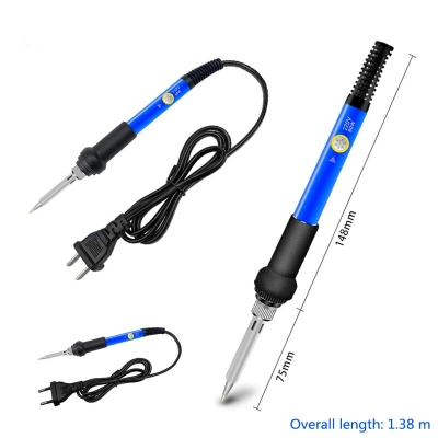 Mini Soldering Iron Adjustable Temperature Electric Solder Iron 60W Welding Solder Rework Station Heat Pencil Tips Repair Tool COD [2010036]