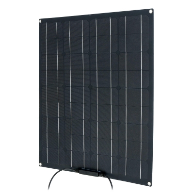 50W Solar Panel Matte Texture Field Vehicles Emergency Charger WIth 4 Protective Corners COD [1617028]