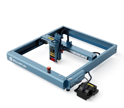 SCULPFUN SF-A9 40W Laser Engraver Cutting Machine With Precise Positioning Flame Temperature Alarm Function 400x400mm Working Area COD [2003409]