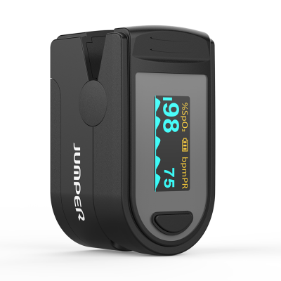 JUMPER JPD-500C Finger Clip Pulse Oximeter Multiple Display Modes Fingertip Pulse Oximeter Brightness Adjustment Automatic Power-off Pulse Oximeter COD [1943836]