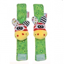 2PCS Baby Multi Style Cute Wrist Rattle Wrist Strap Novelties Toys for Kids Gift COD