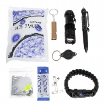 25 in 1 SOS Emergency Camping Survival Equipment Tools Kit Outdoor Gear Tactical Tool COD