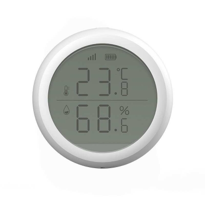 Tuya Smart Home ZigBe Temperature and Humidity Sensor Intelligent Detector Temperature and Humidity Sensor COD [1976789]