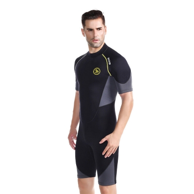 ZCCO Adult Wetsuit 1.5mm Neoprene Comfortable Split Top Shortie Snorkeling Suit Cold-proof Warm Plus Size Surfing Set COD [1997754]