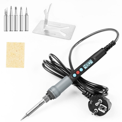 Handskit 110V/220V 60W/90W Adjustable Temperature Soldering Iron Set For cutting, Welding, Repair Welding COD [1972535]