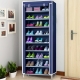 10 Tier DIY Shoe Rack Portable Storage Cabinet Organiser Wardrobe Dustproof COD