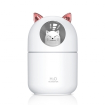 Portable Small Humidifier 300ml Mini Cool Mist Humidifier with Night Light USB Personal Humidifier COD