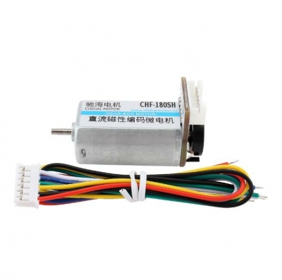 Chihai Motor CHF-FK180SH DC 6V 7800RPM High Speed Motor Micro DC 180 Motor High Speed With Encoder COD [1628634]